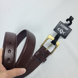New Blackhawk CQC Holsters Brown Gun Belt Gator Finish 1½x48" Brass Gold Buckle